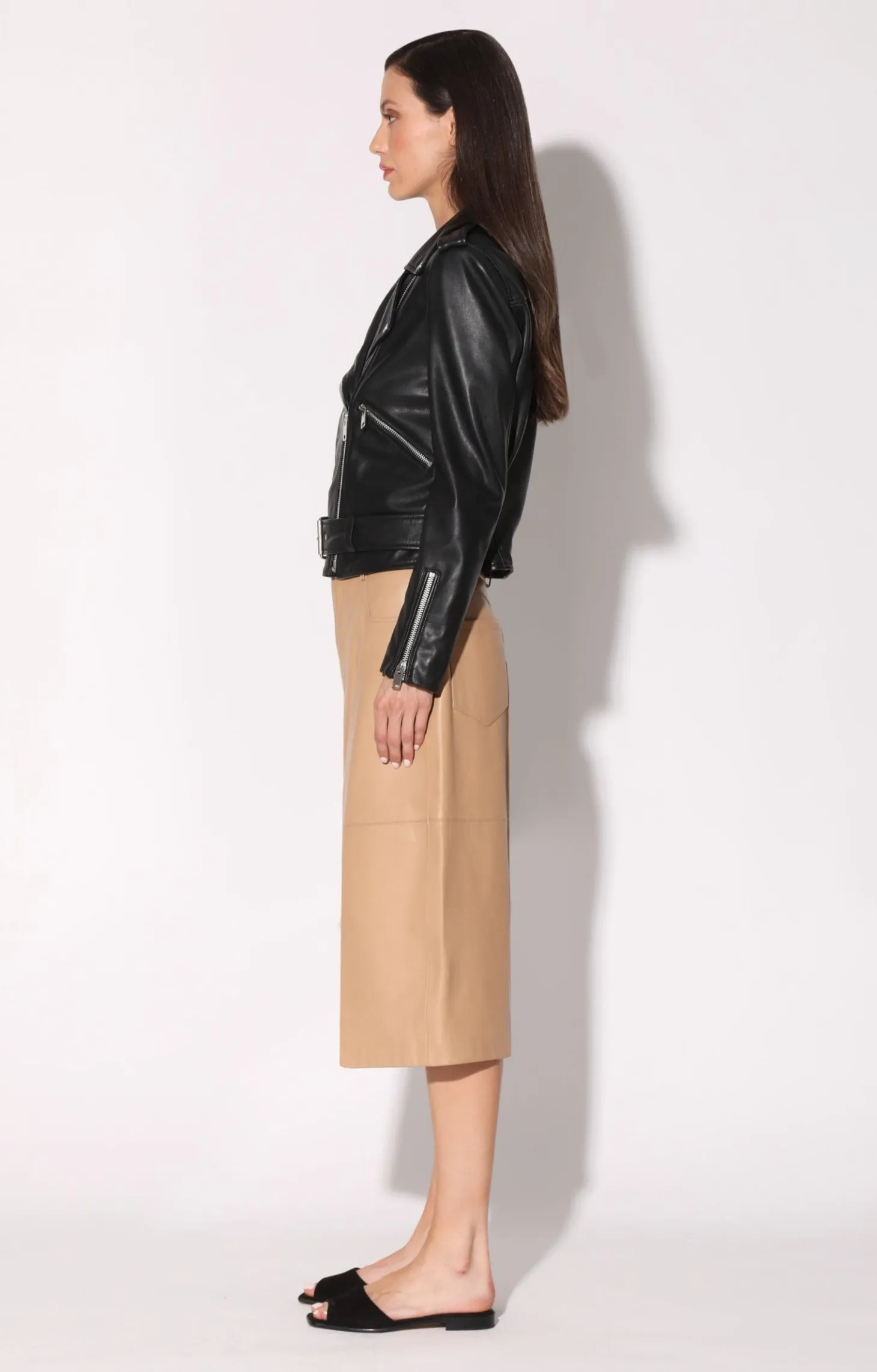 Allison Jacket, Black-Leather>Walter Baker Hot