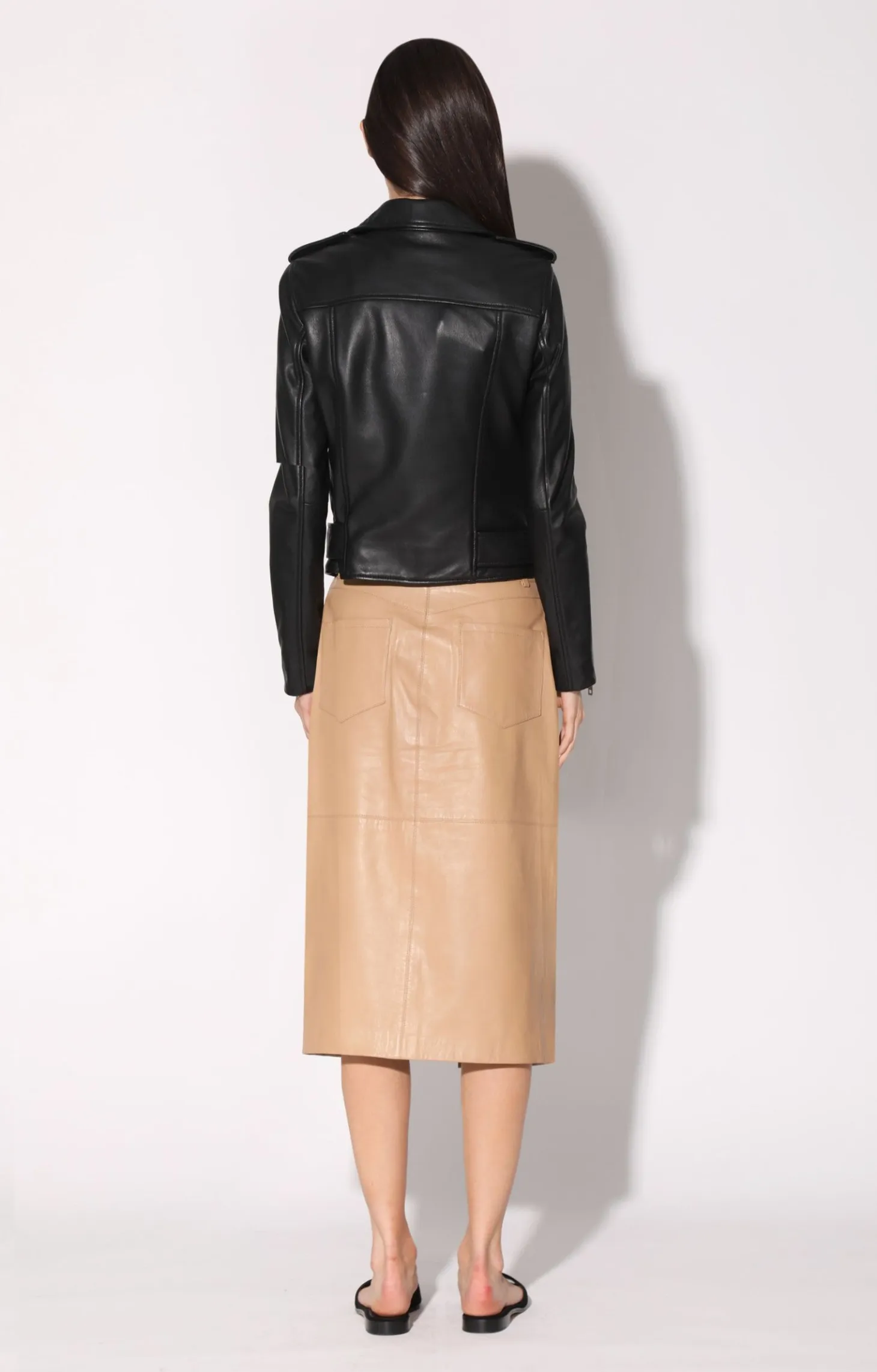 Allison Jacket, Black-Leather>Walter Baker Hot