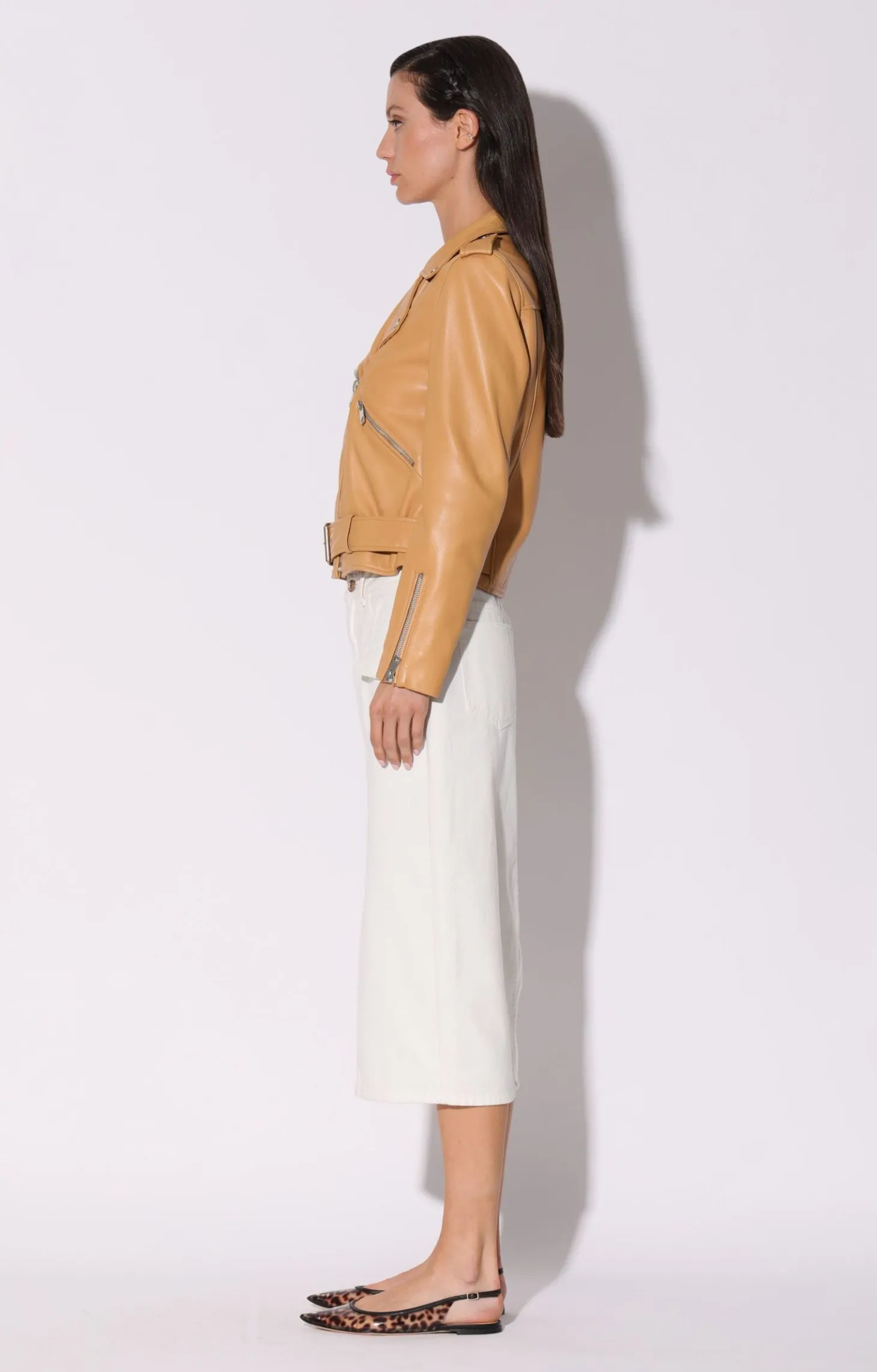 Allison Jacket, Macaroon-Leather>Walter Baker Best Sale