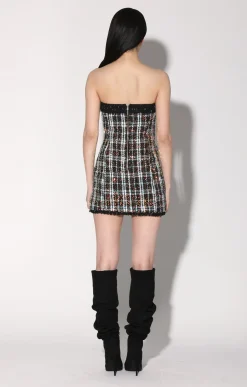 Amberly Dress, Broadway Tweed Black><noscript><img width=