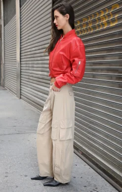 Andrea Jacket, Scarlet-Leather><noscript><img width=