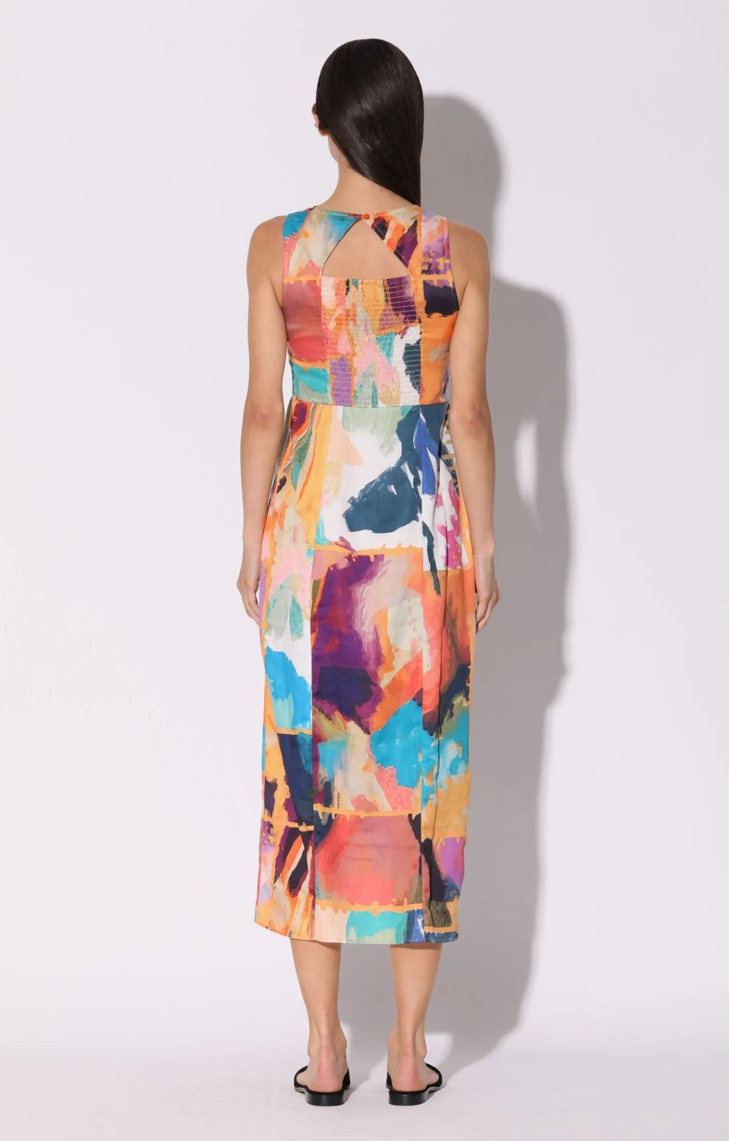 Aviva Dress, Mod Abstract>Walter Baker Hot