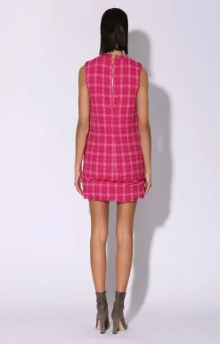 Bethani Dress, Magenta Electric Tweed><noscript><img data-lazyloaded=