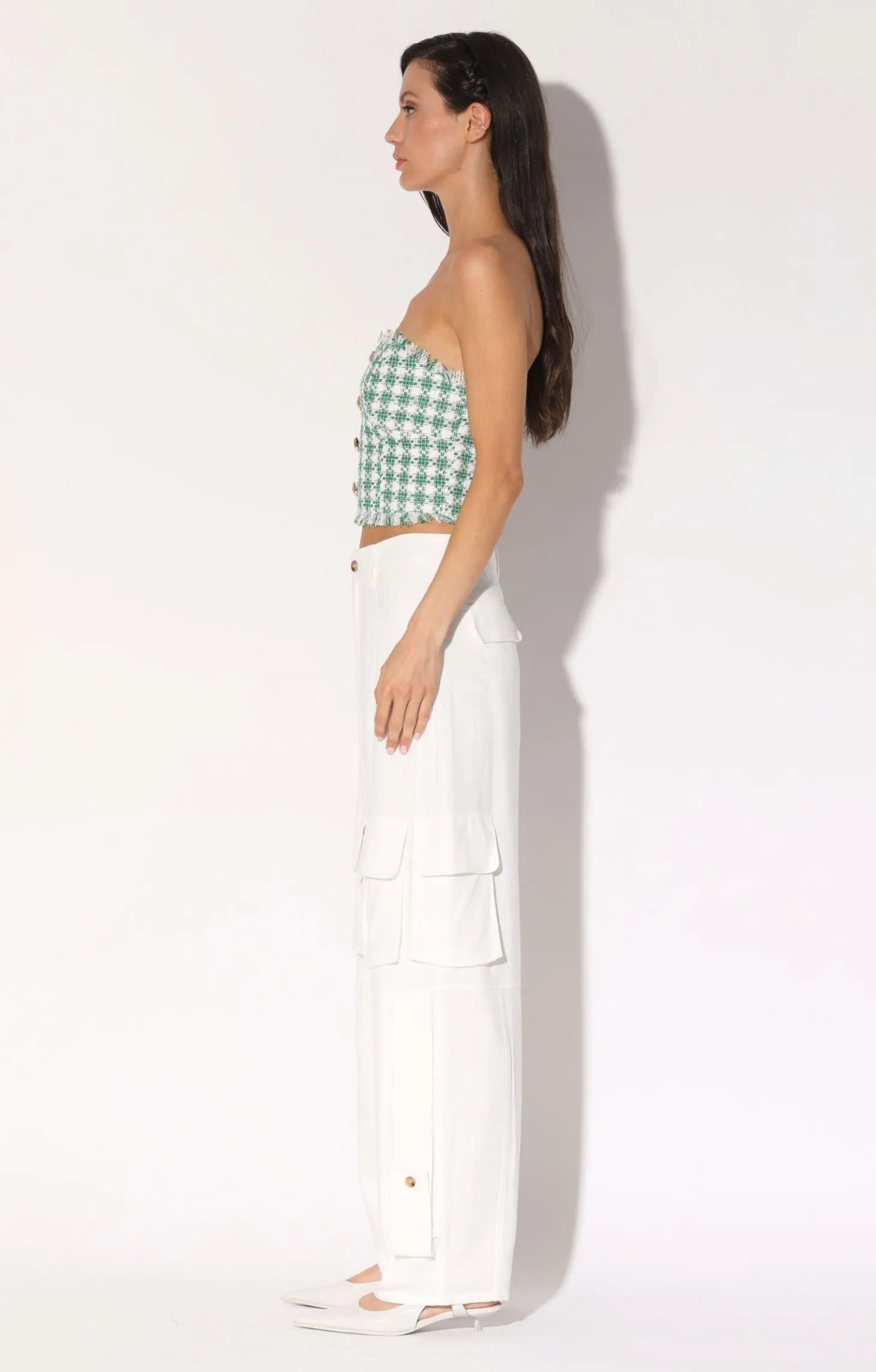 Betsey Top, Lucky Tweed>Walter Baker Clearance