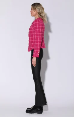 Brittany Jacket, Magenta Electric Tweed><noscript><img width=