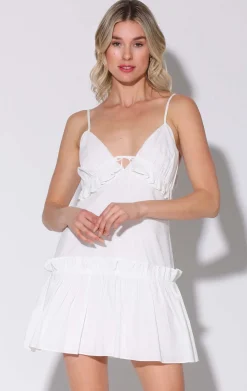 Carlita Dress, White>Walter Baker Fashion