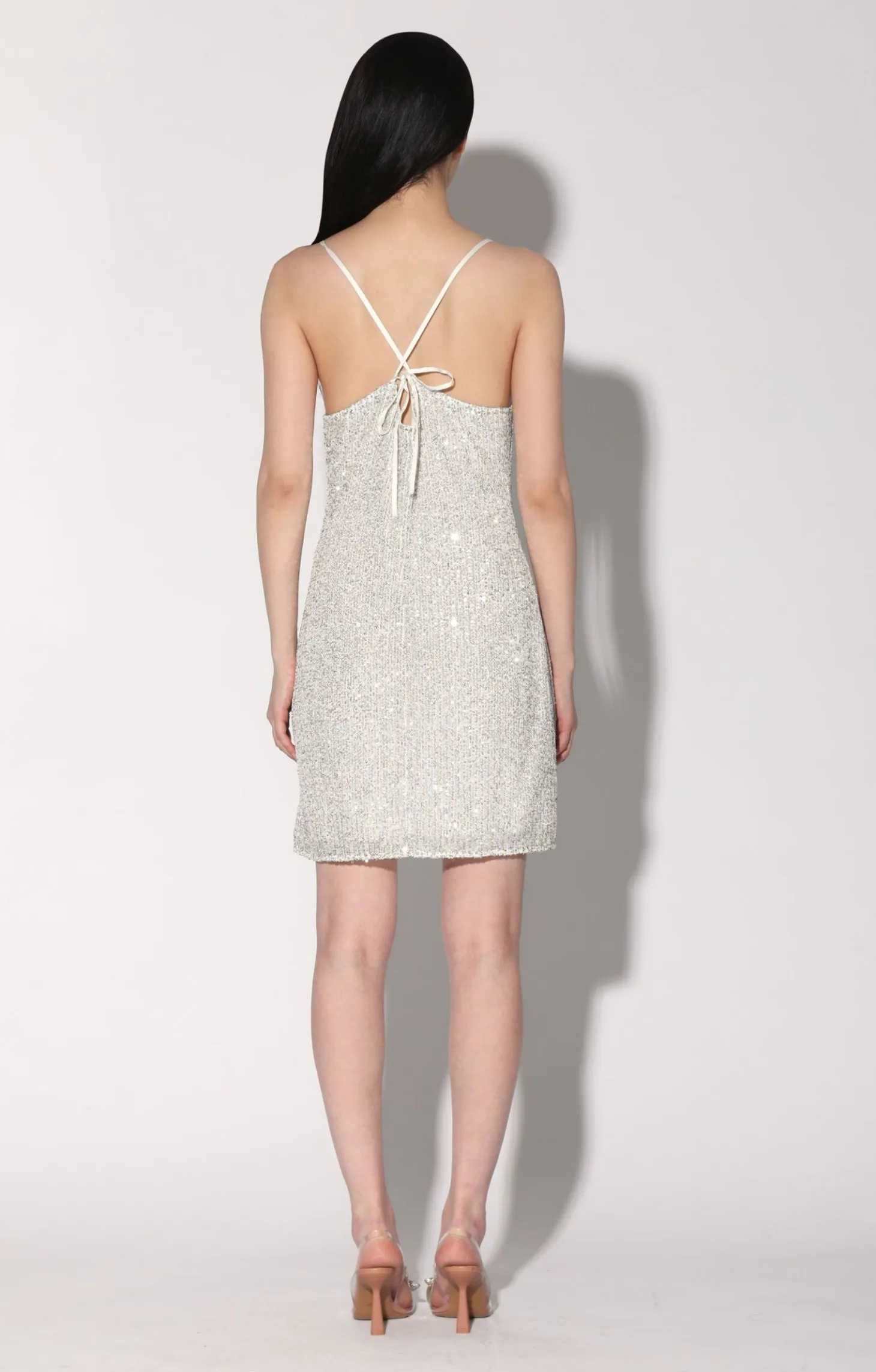 Cassidy Dress, Ice Sequin>Walter Baker Shop