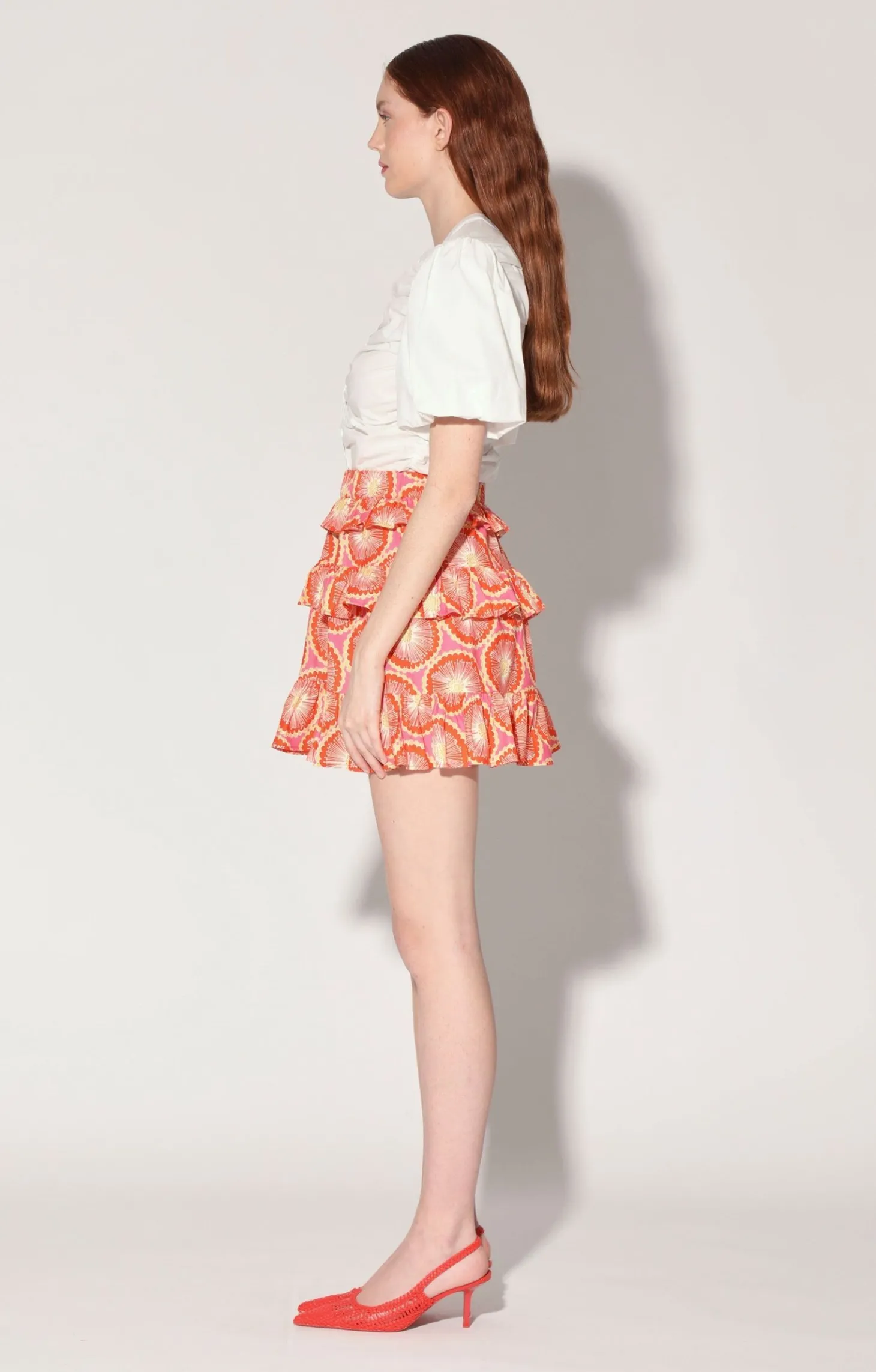 Christie Skirt, Orange Blossom>Walter Baker Hot