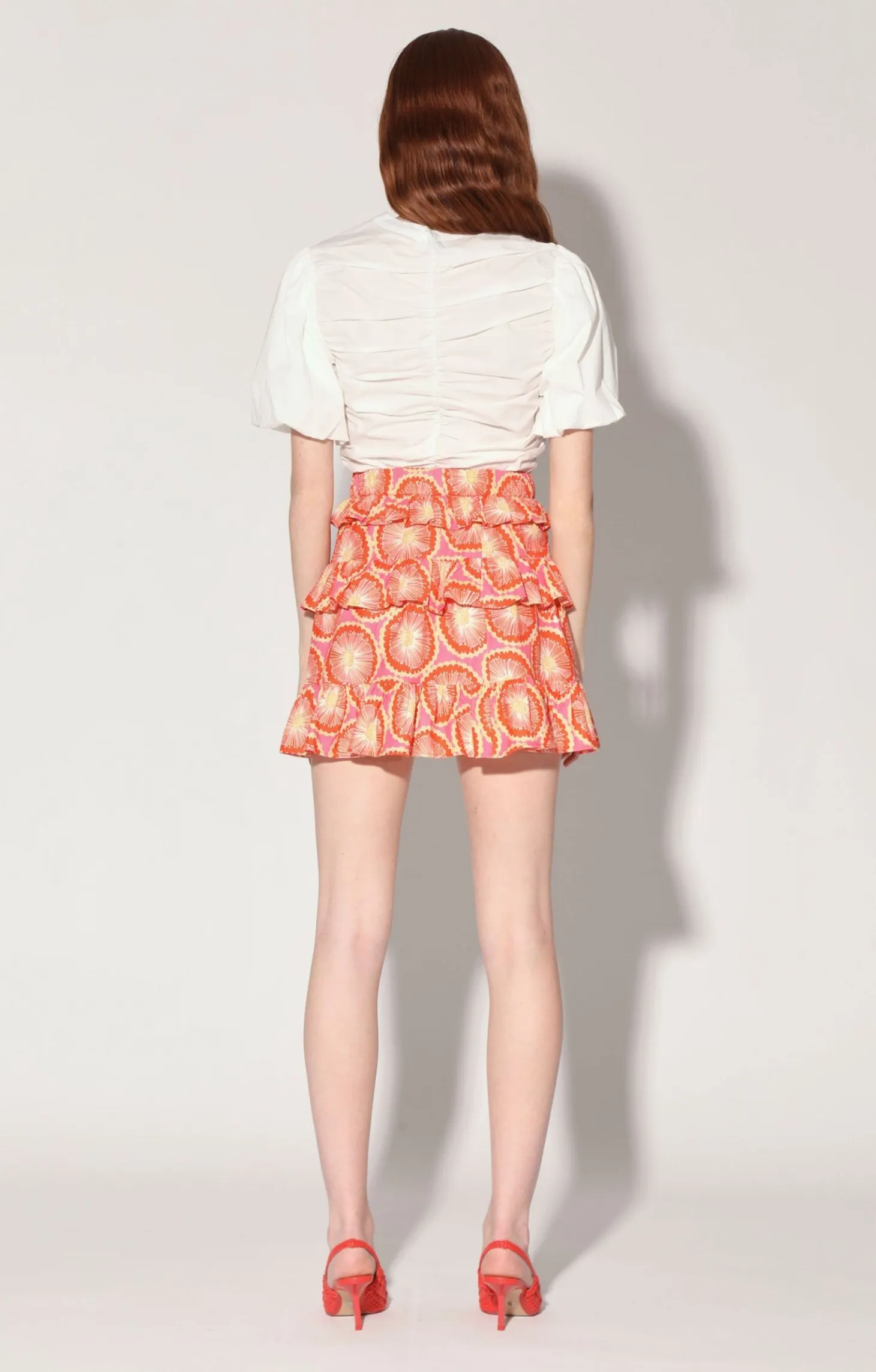 Christie Skirt, Orange Blossom>Walter Baker Hot