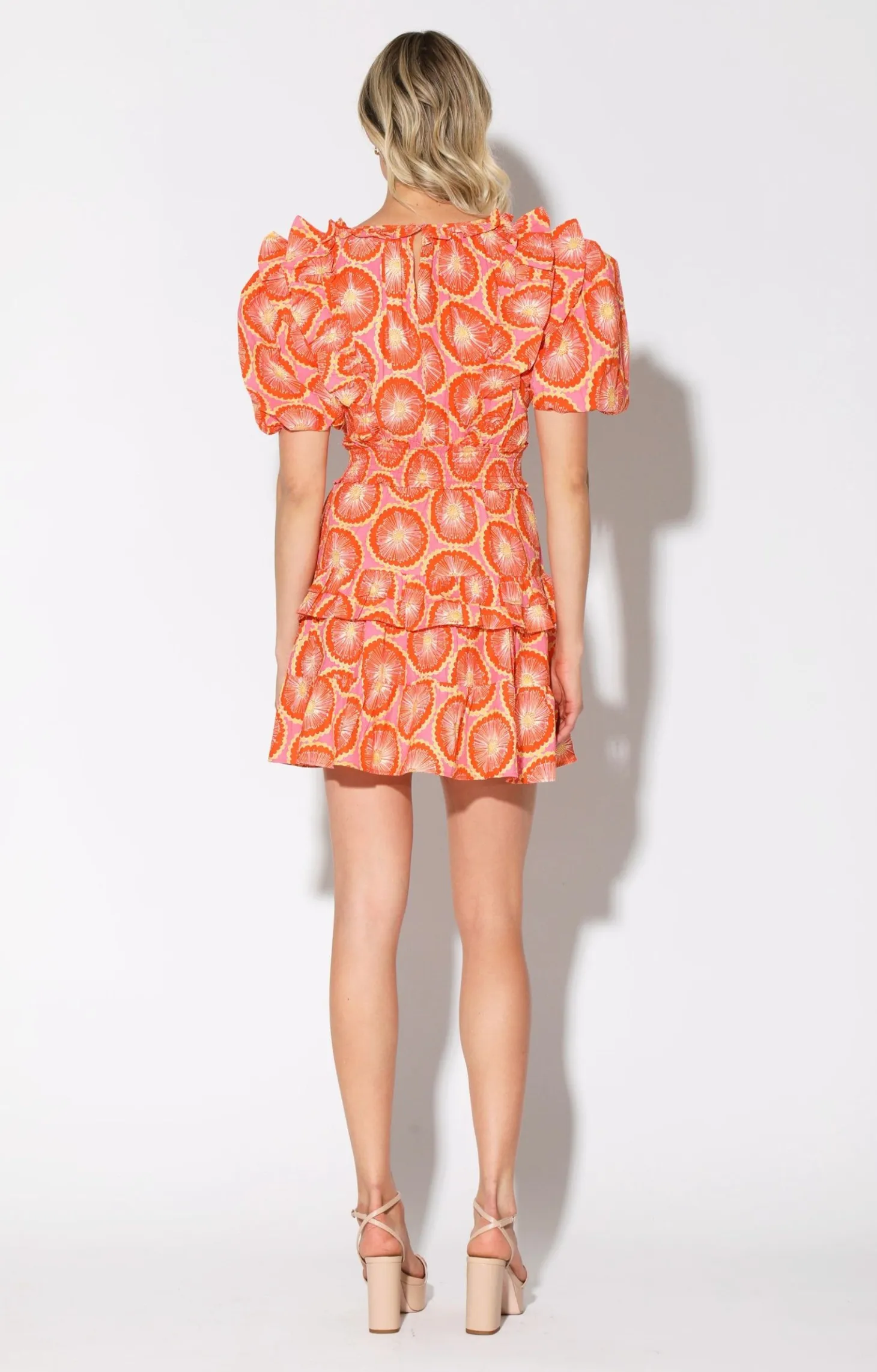 Ciara Dress, Orange Blossom>Walter Baker Hot