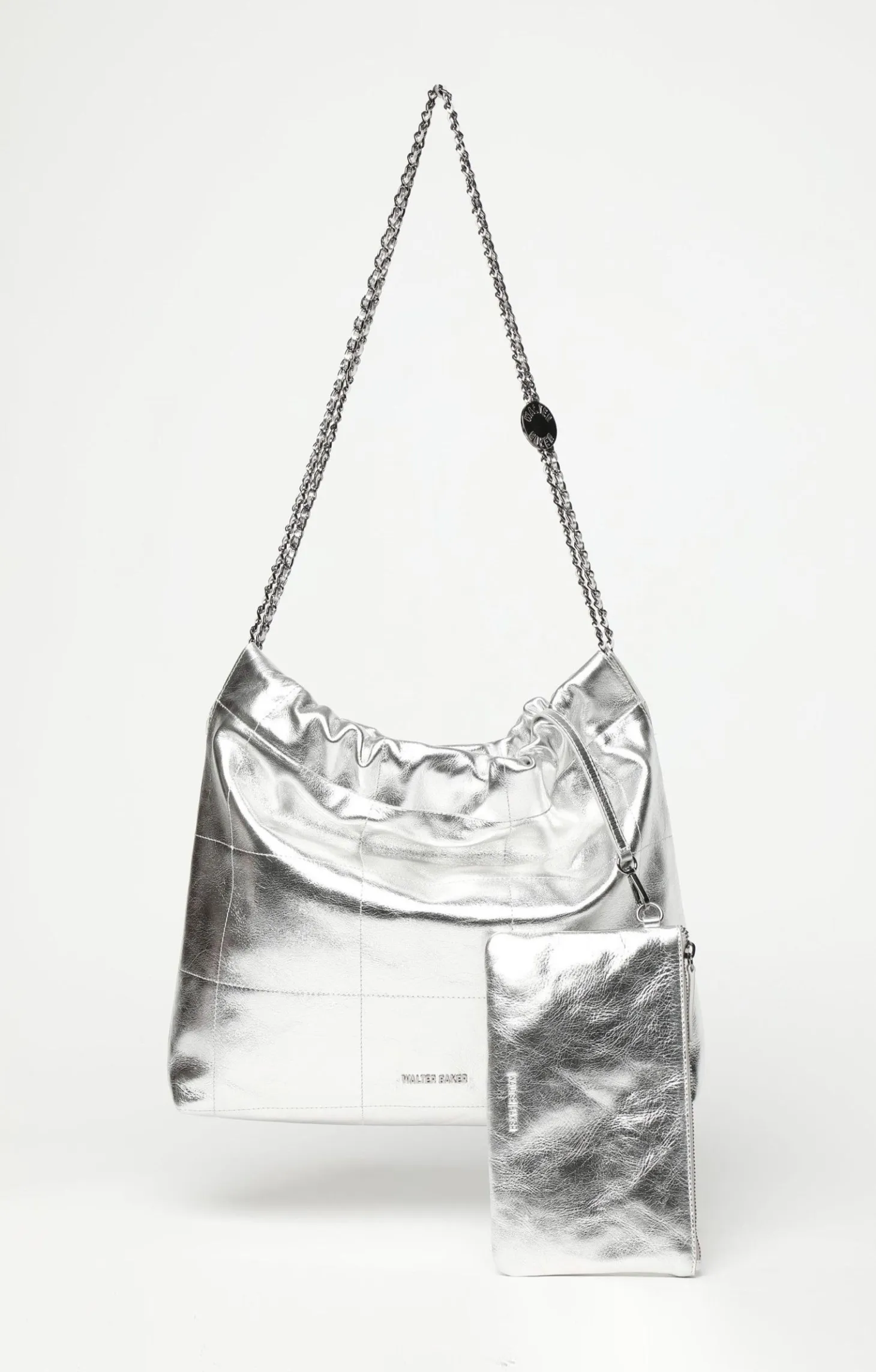 Cleo Shoulder, Metallic Silver>Walter Baker Best