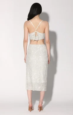 Crista Skirt, Ice Sequin><noscript><img width=
