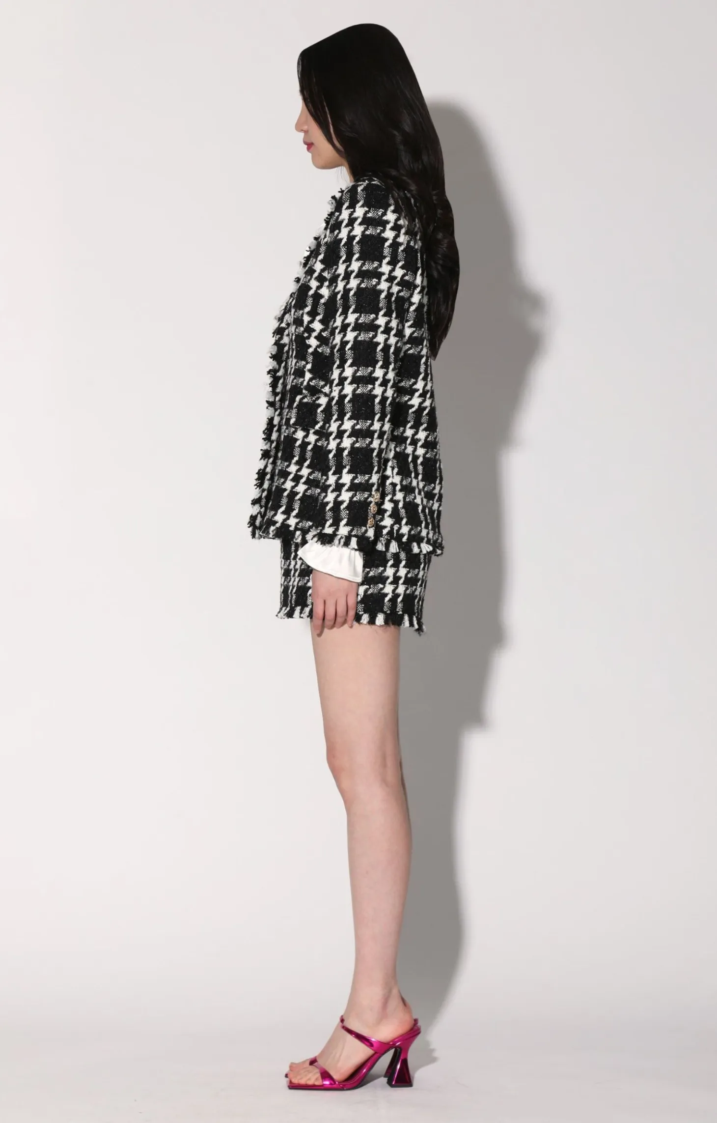Damon Blazer, Heritage Tweed Black>Walter Baker Flash Sale
