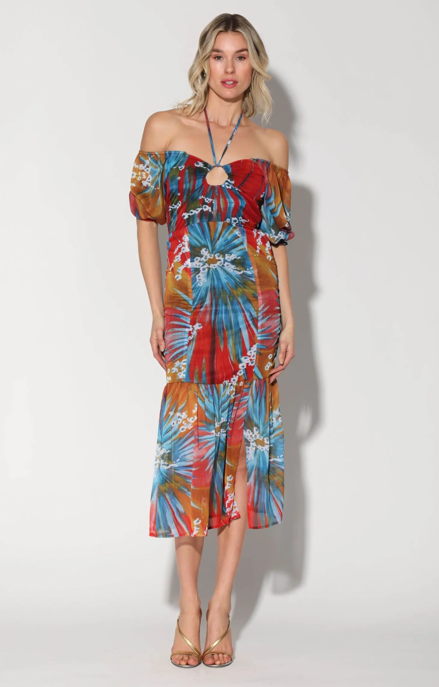 Danielle Dress, Rio Palm>Walter Baker Cheap