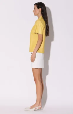 Eros Top, Pale Yellow-Leather><noscript><img width=