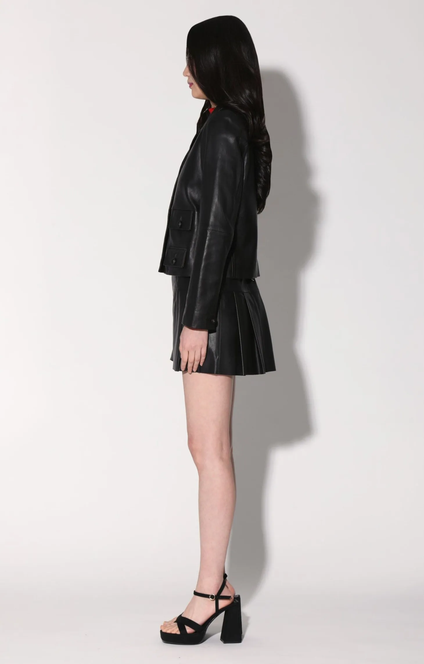 Estrella Jacket, Black-Leather>Walter Baker Shop