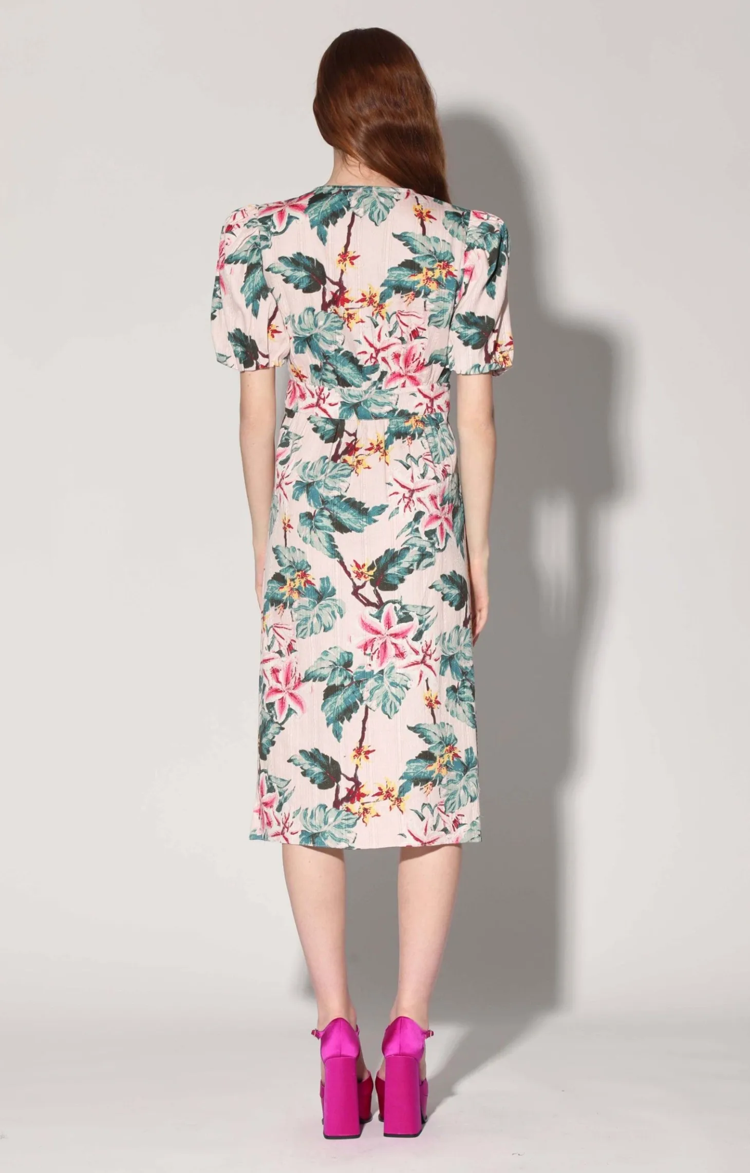 Fabienne Dress, Blush Azalea>Walter Baker Outlet