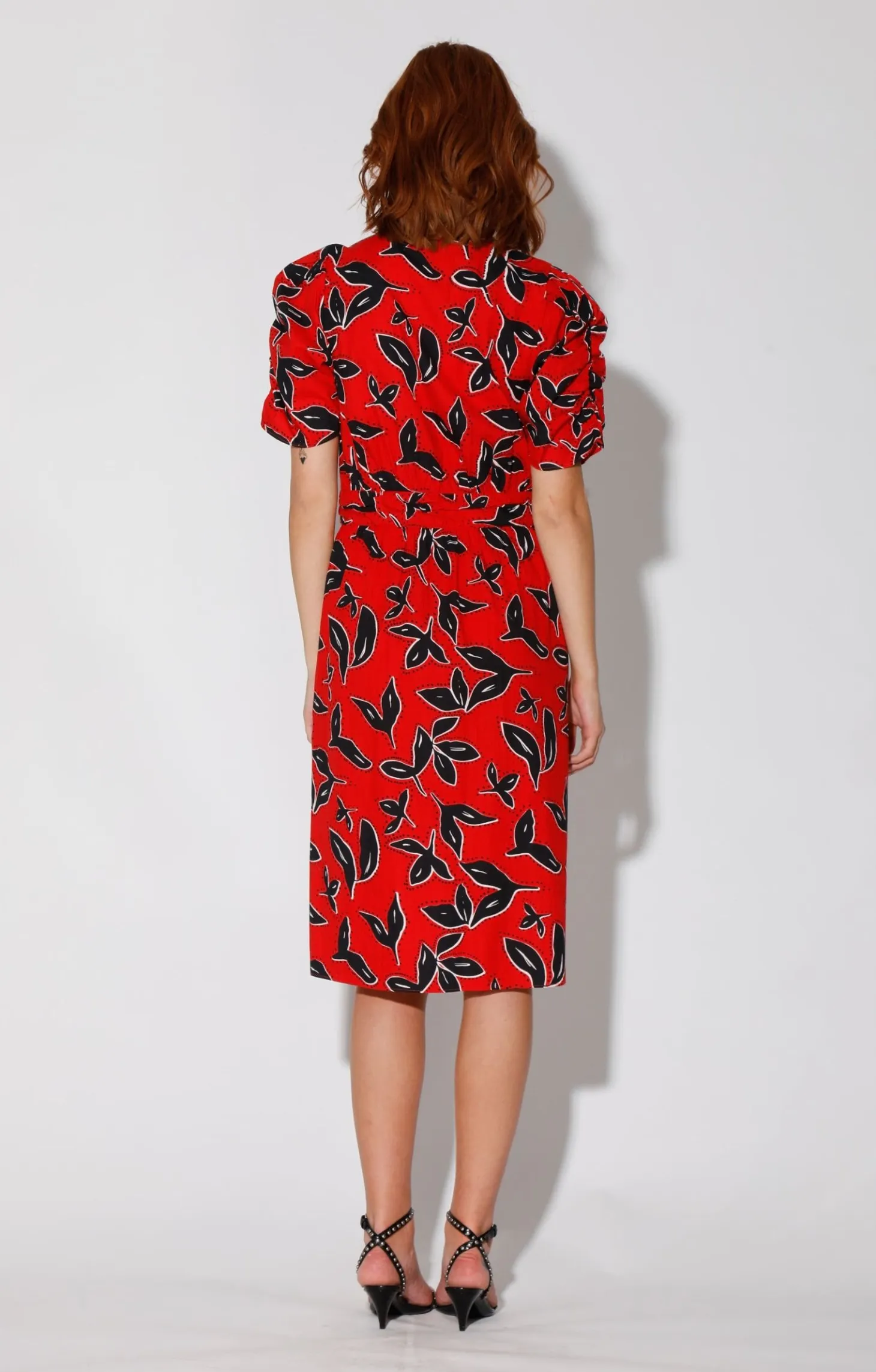 Fabienne Dress, Bold Persimmon>Walter Baker Shop