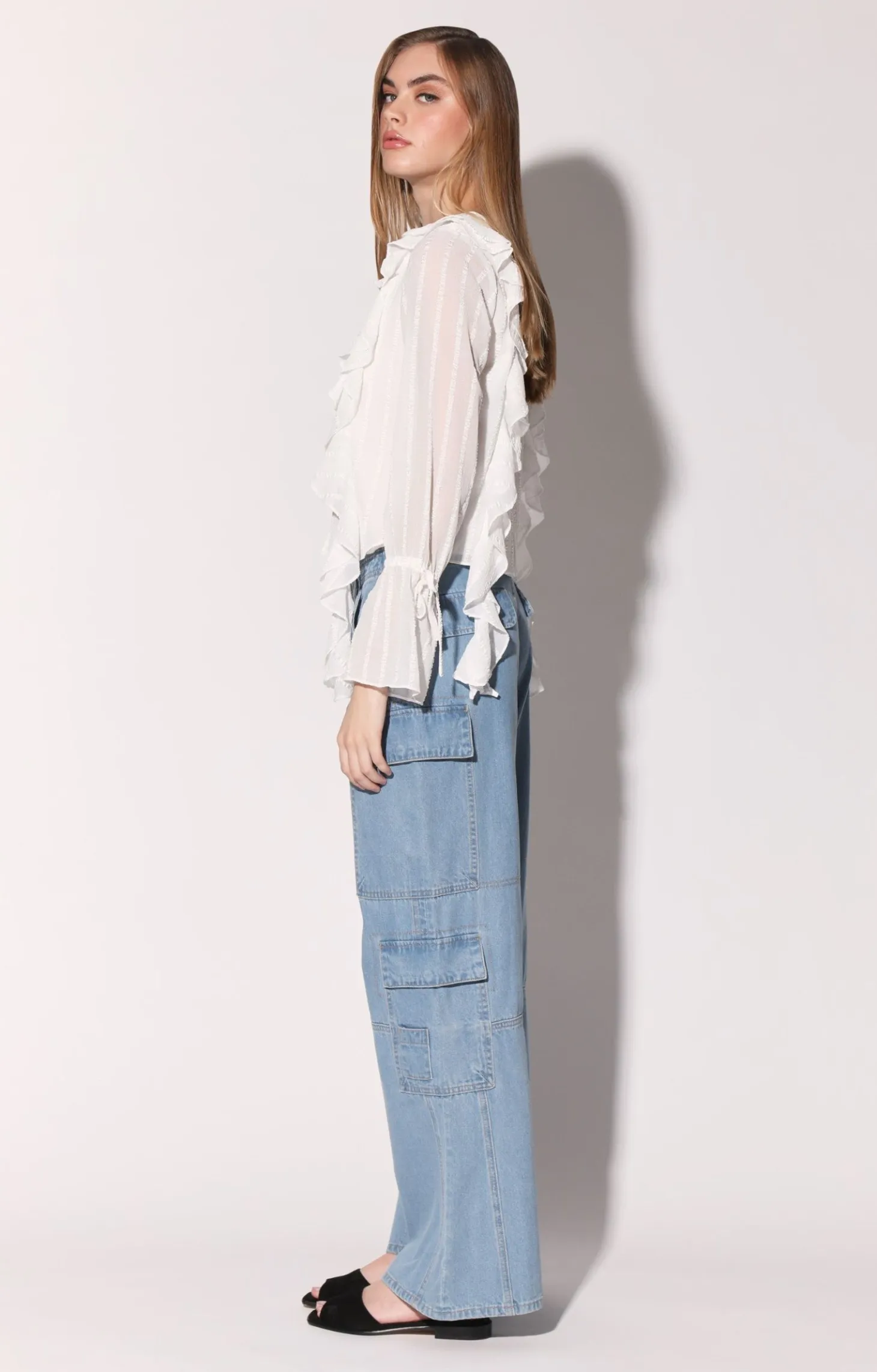 Francesca Top, Off White>Walter Baker Cheap