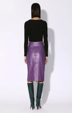 Galette Skirt, Amethyst-Leather><noscript><img width=