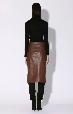 Glynice Skirt, Walnut-Leather><noscript><img width=