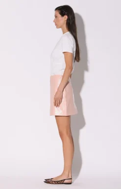 Haley Skirt, Sorbet Patent-Leather><noscript><img width=