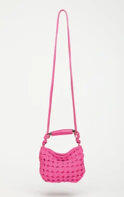 Hazel Mini Hobo, Bright Pink>Walter Baker Cheap