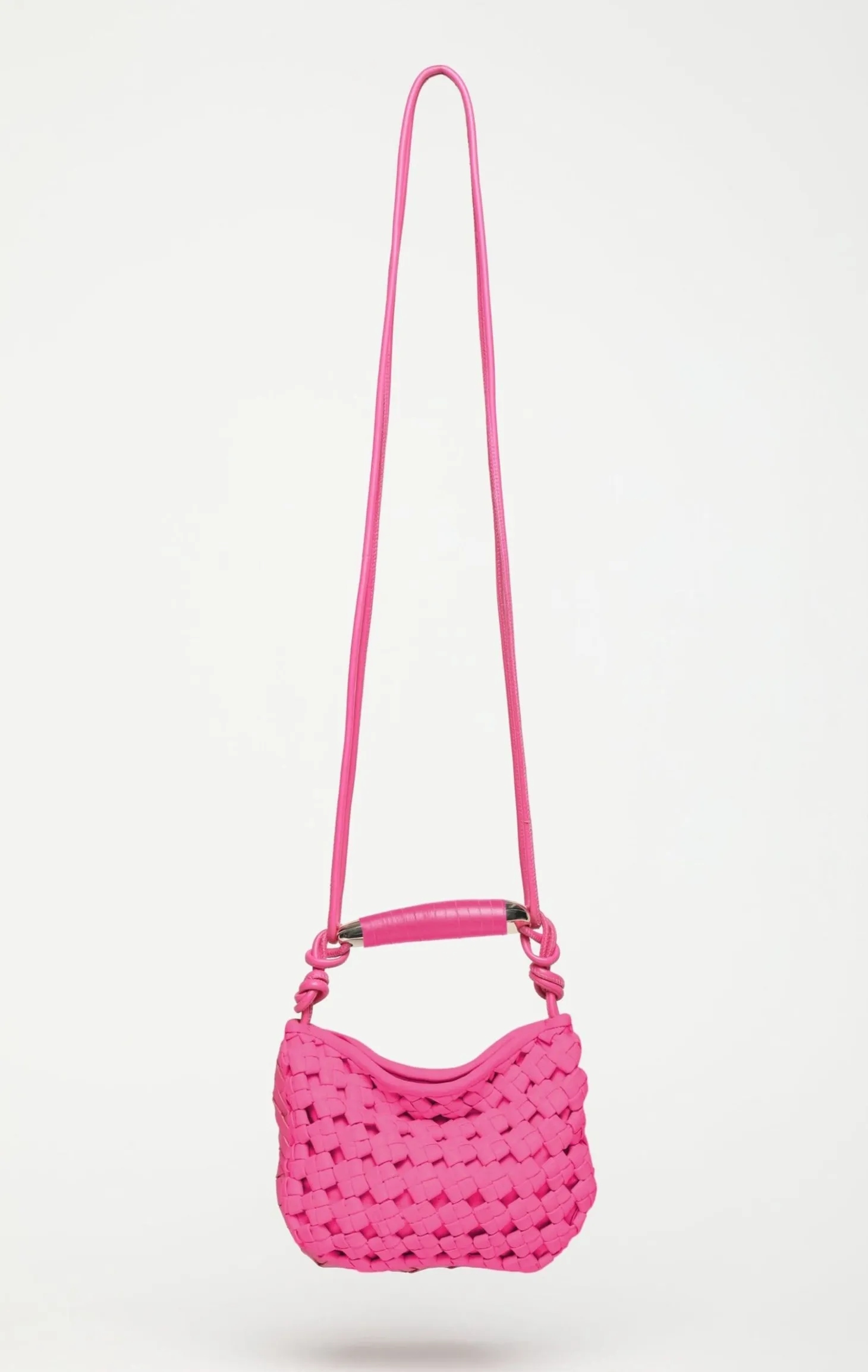 Hazel Mini Hobo, Bright Pink>Walter Baker Cheap