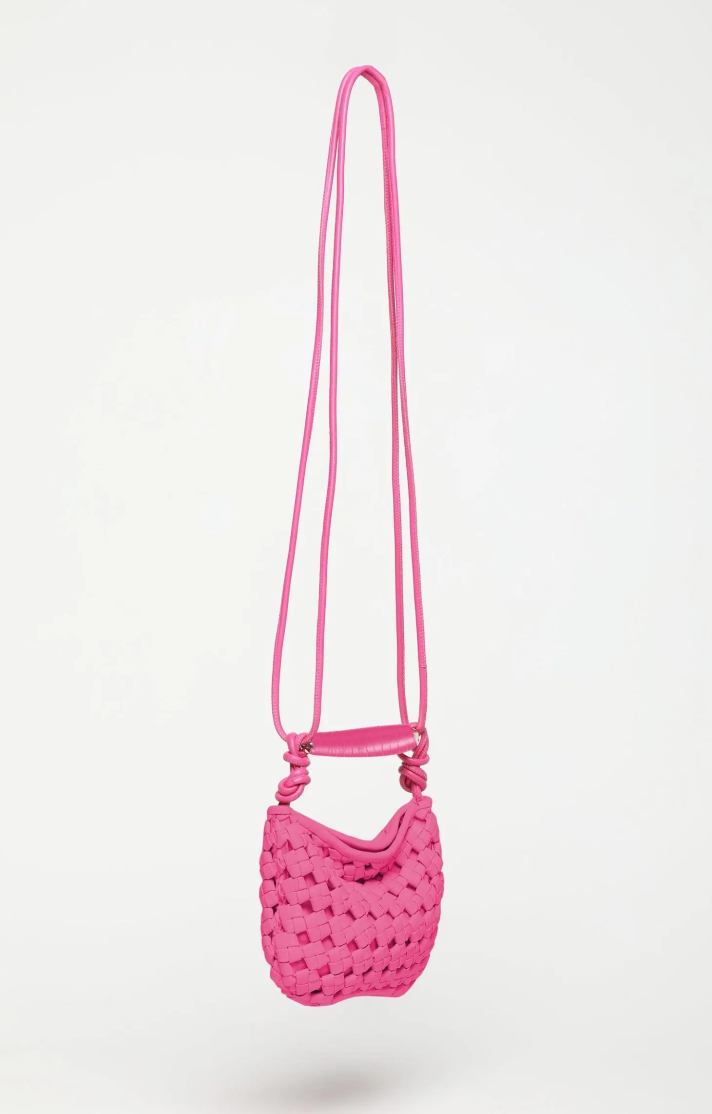 Hazel Mini Hobo, Bright Pink>Walter Baker Cheap