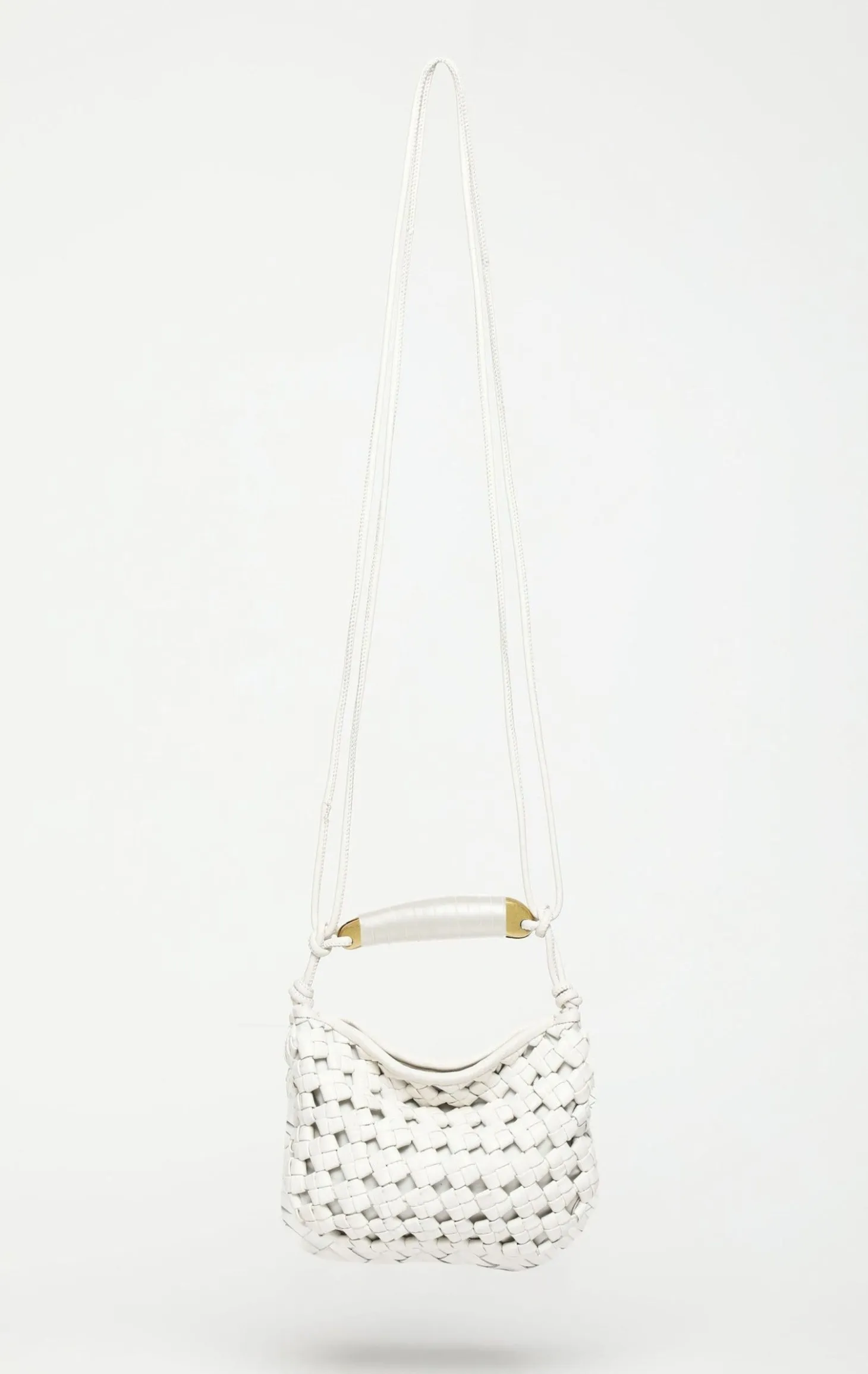 Hazel Mini Hobo, Bright White>Walter Baker Fashion