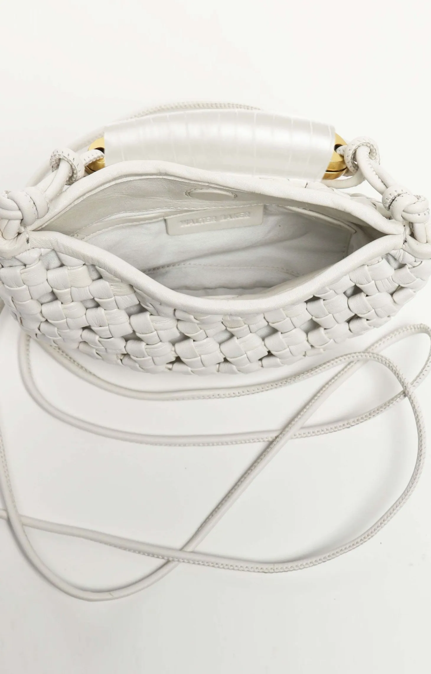 Hazel Mini Hobo, Bright White>Walter Baker Fashion