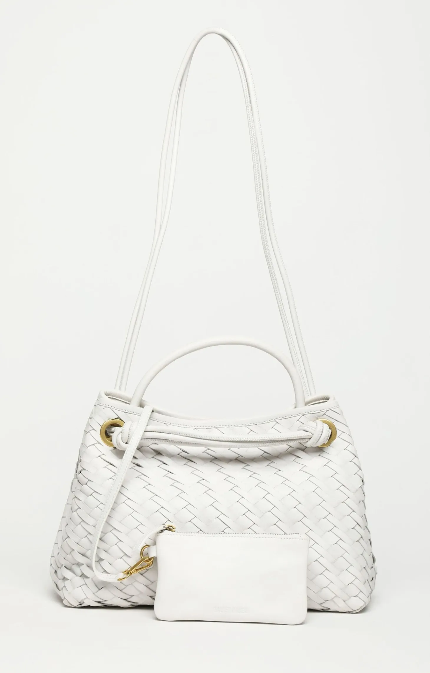 Hazel Tote, Bright White>Walter Baker New