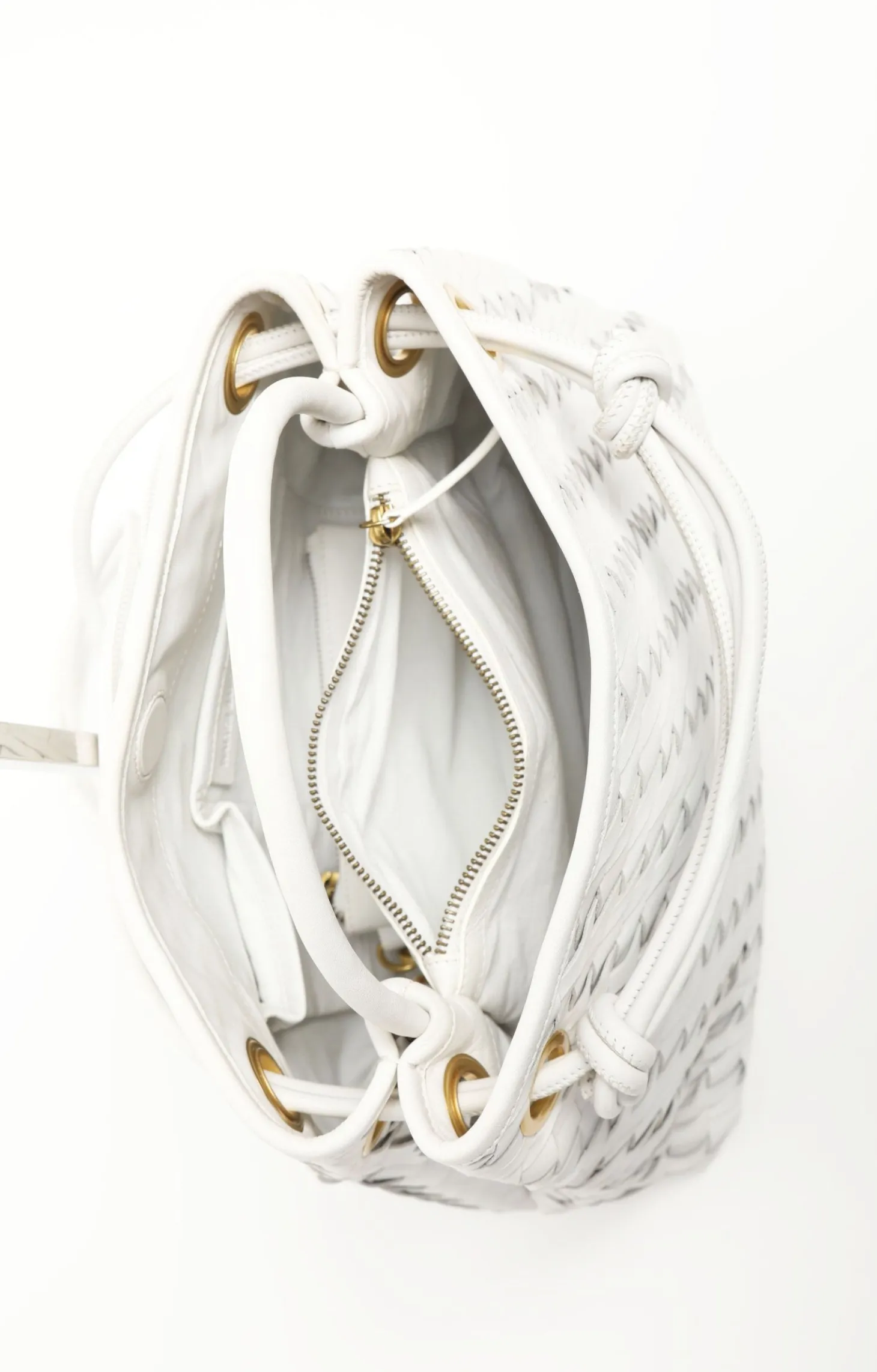Hazel Tote, Bright White>Walter Baker New