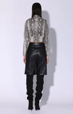 Jase Jacket, Grey Snake-Leather><noscript><img width=