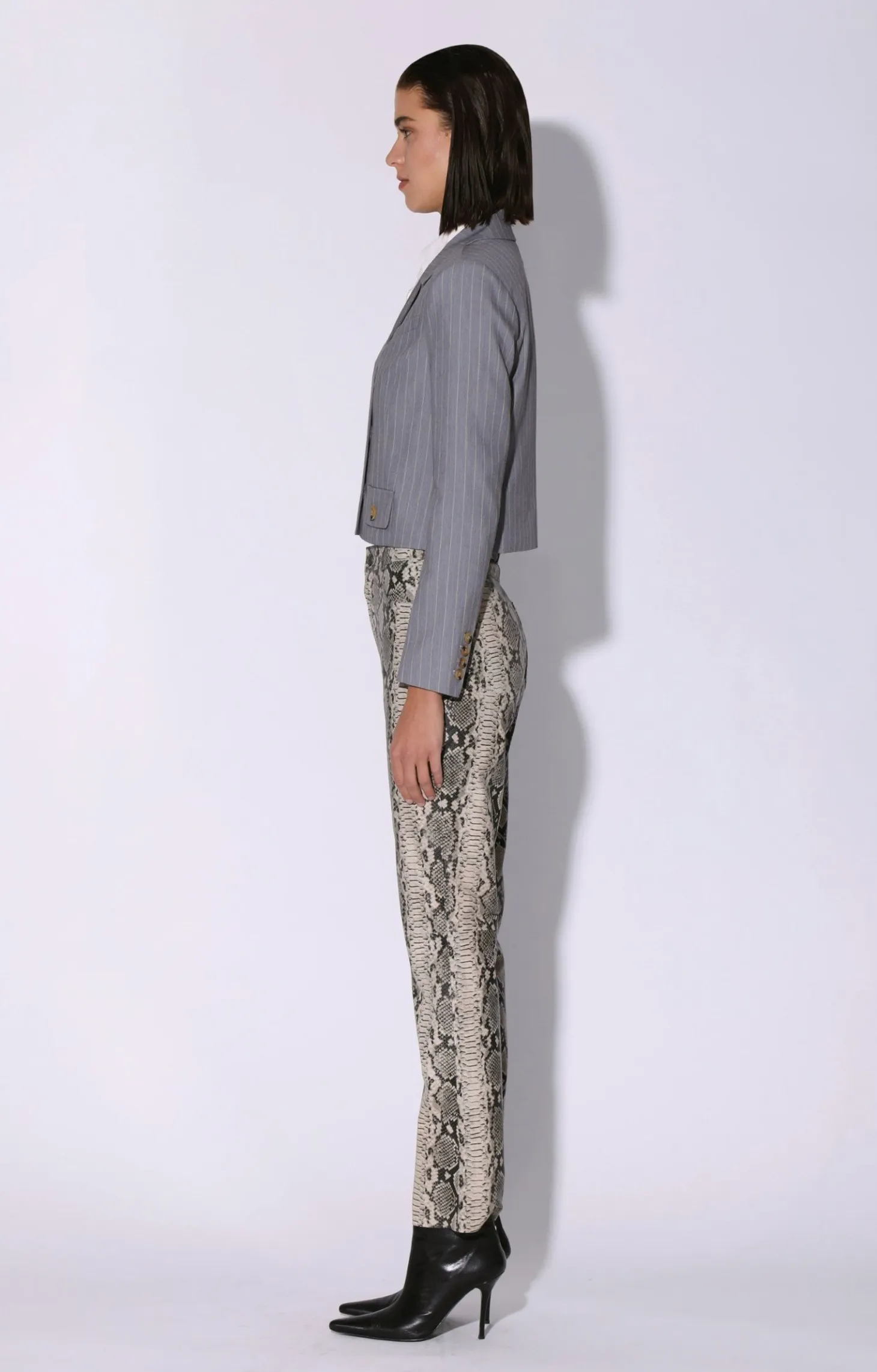 Javi Jacket, Heather Pin Stripe>Walter Baker New
