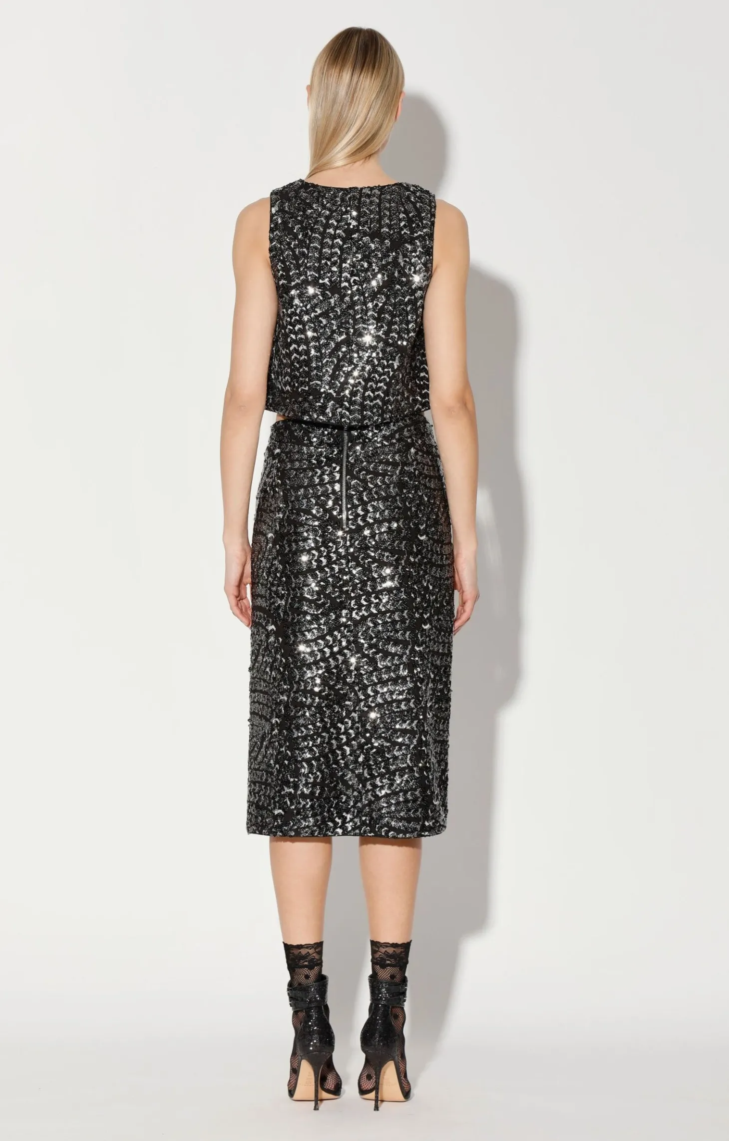 Jaylene Top, Gatsby Sequin>Walter Baker Flash Sale