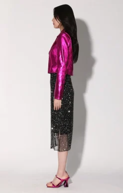 Jenny Jacket, Fuchsia Metallic-Leather><noscript><img width=