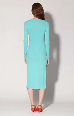 Jolene Dress, Aqua><noscript><img width=