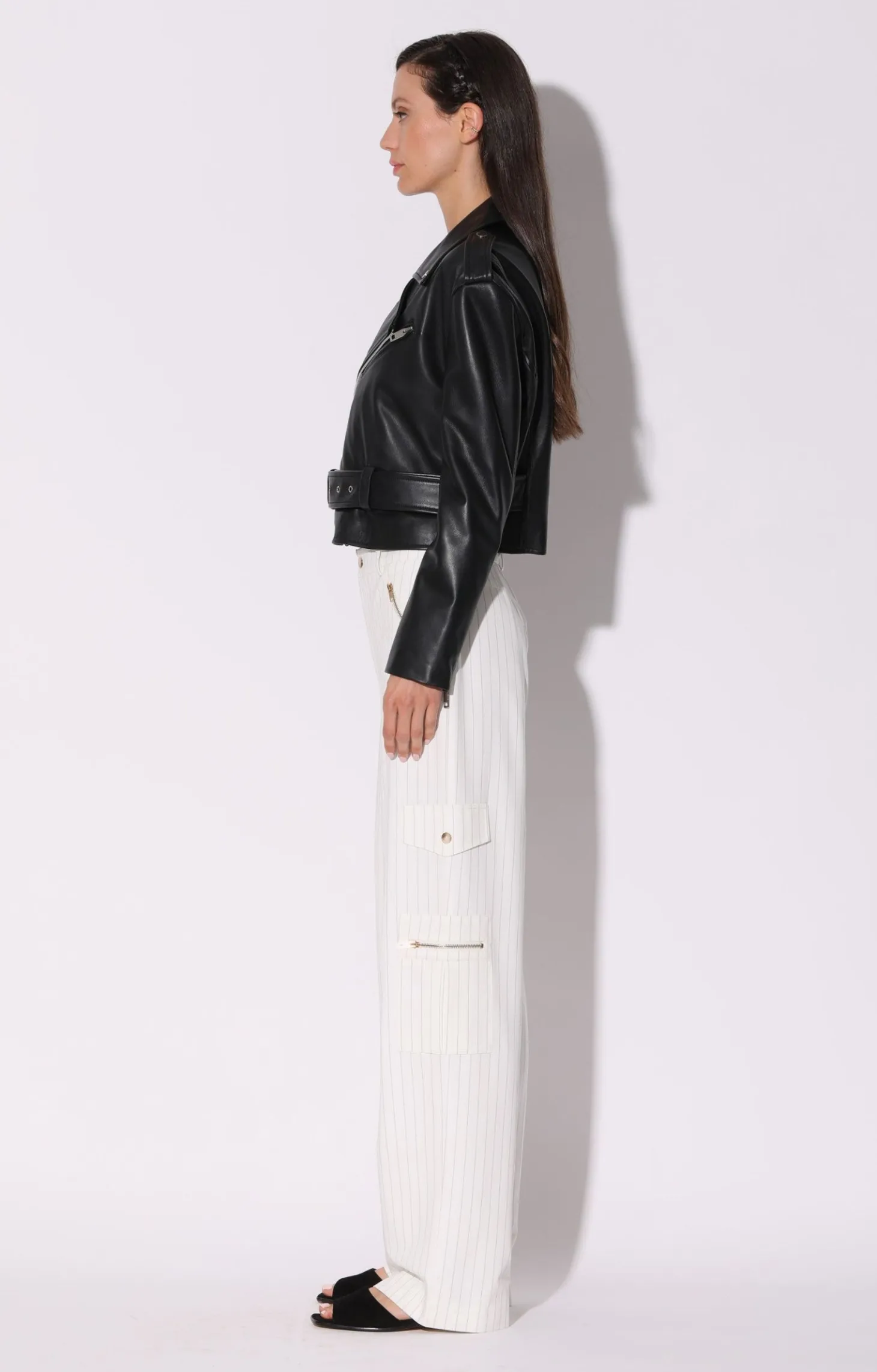 Jordy Jacket, Black-Leather>Walter Baker Cheap