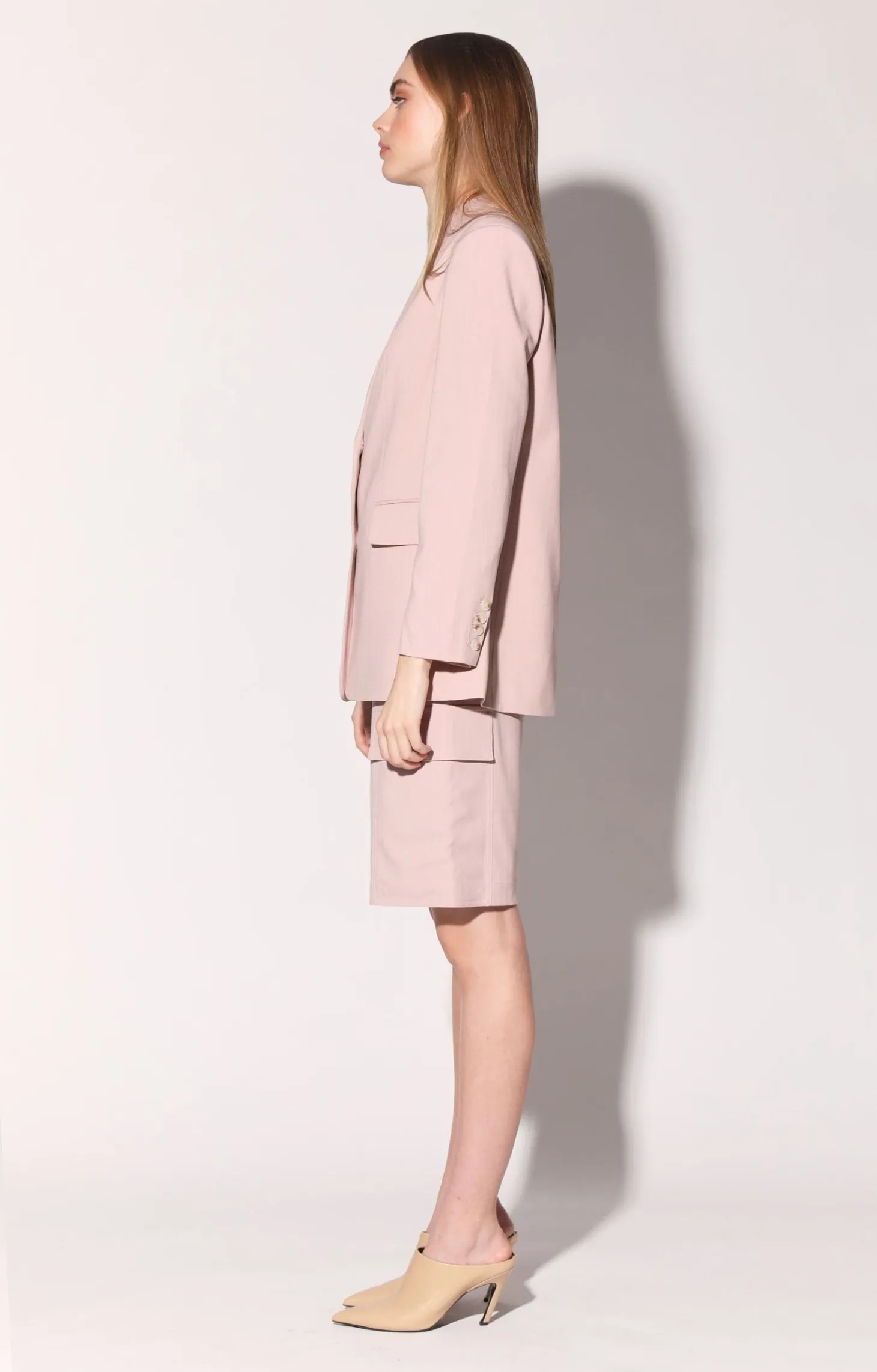 Kendrick Blazer, Cagney Stripe Blush>Walter Baker Discount