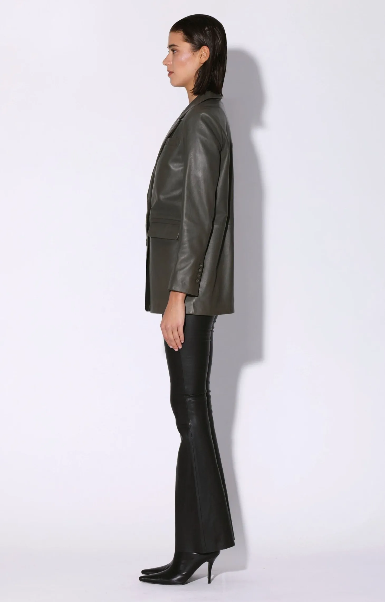 Kiki Blazer, Moss-Leather>Walter Baker Outlet