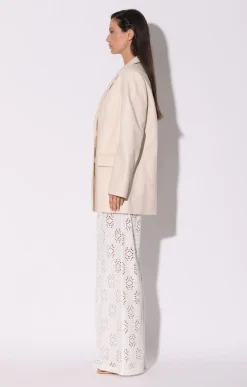 Kira Blazer, Oyster-Leather><noscript><img width=