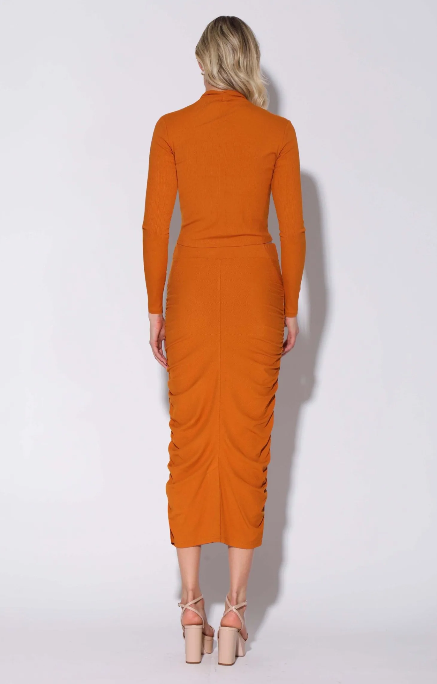 Kody Skirt, Rust>Walter Baker Sale
