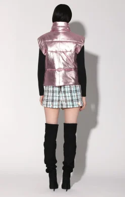 Landon Vest, Pink Frost Metallic-Leather><noscript><img width=