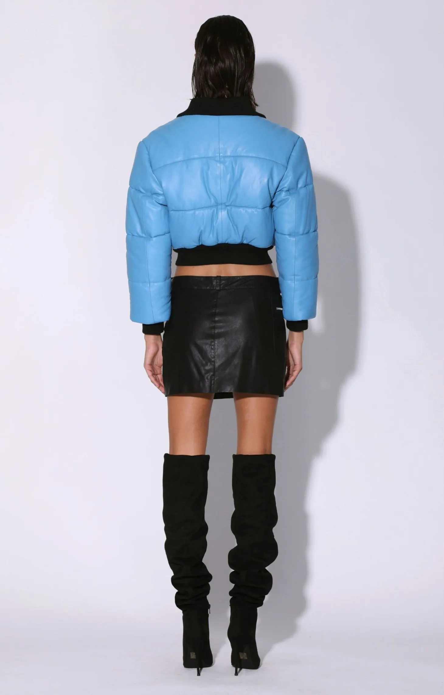 Laylah Jacket, Bluejay-Leather>Walter Baker Discount