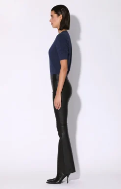 Lexie Pant, Black-Stretch Leather><noscript><img width=