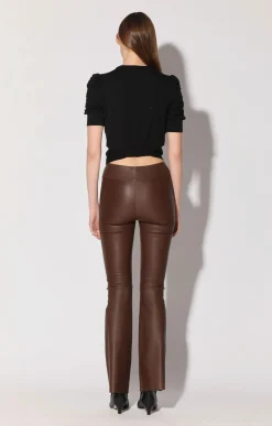 Lexie Pant, Walnut-Stretch Leather><noscript><img width=