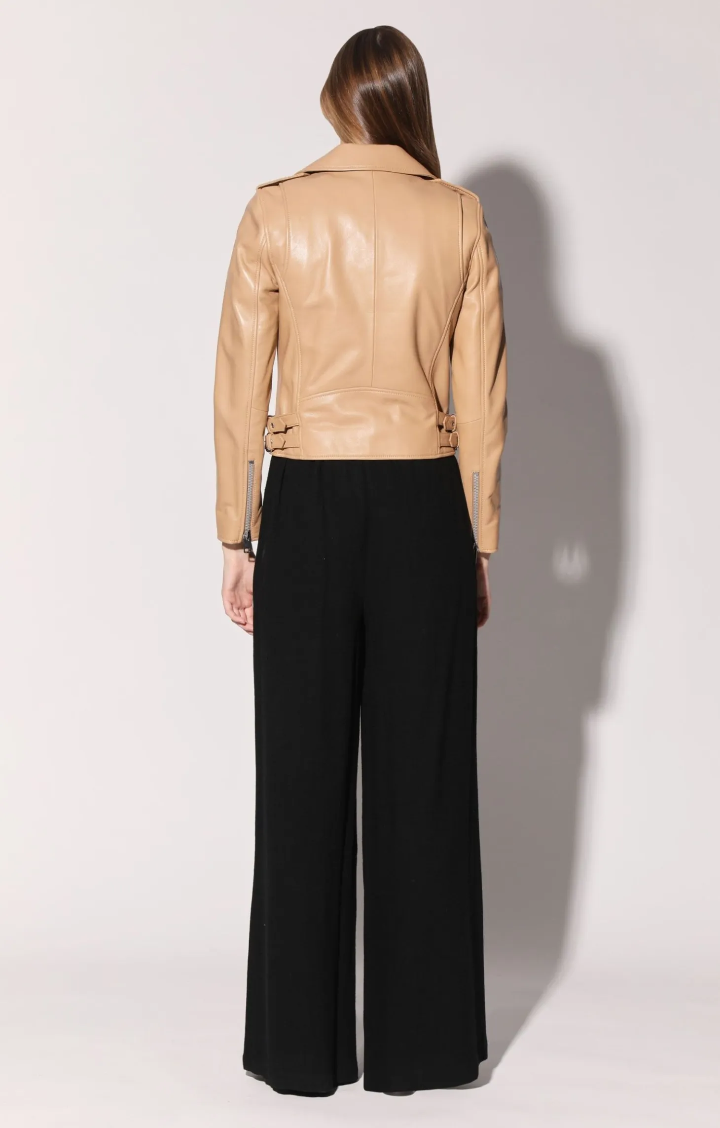 Liz Jacket, Latte-Leather>Walter Baker Best Sale