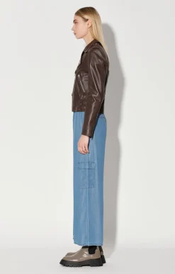 Liz Jacket, Mocha-Leather><noscript><img width=