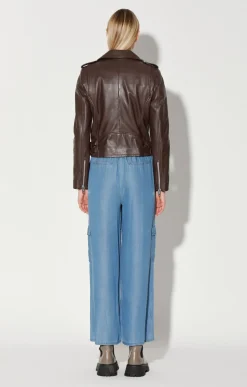 Liz Jacket, Mocha-Leather><noscript><img width=